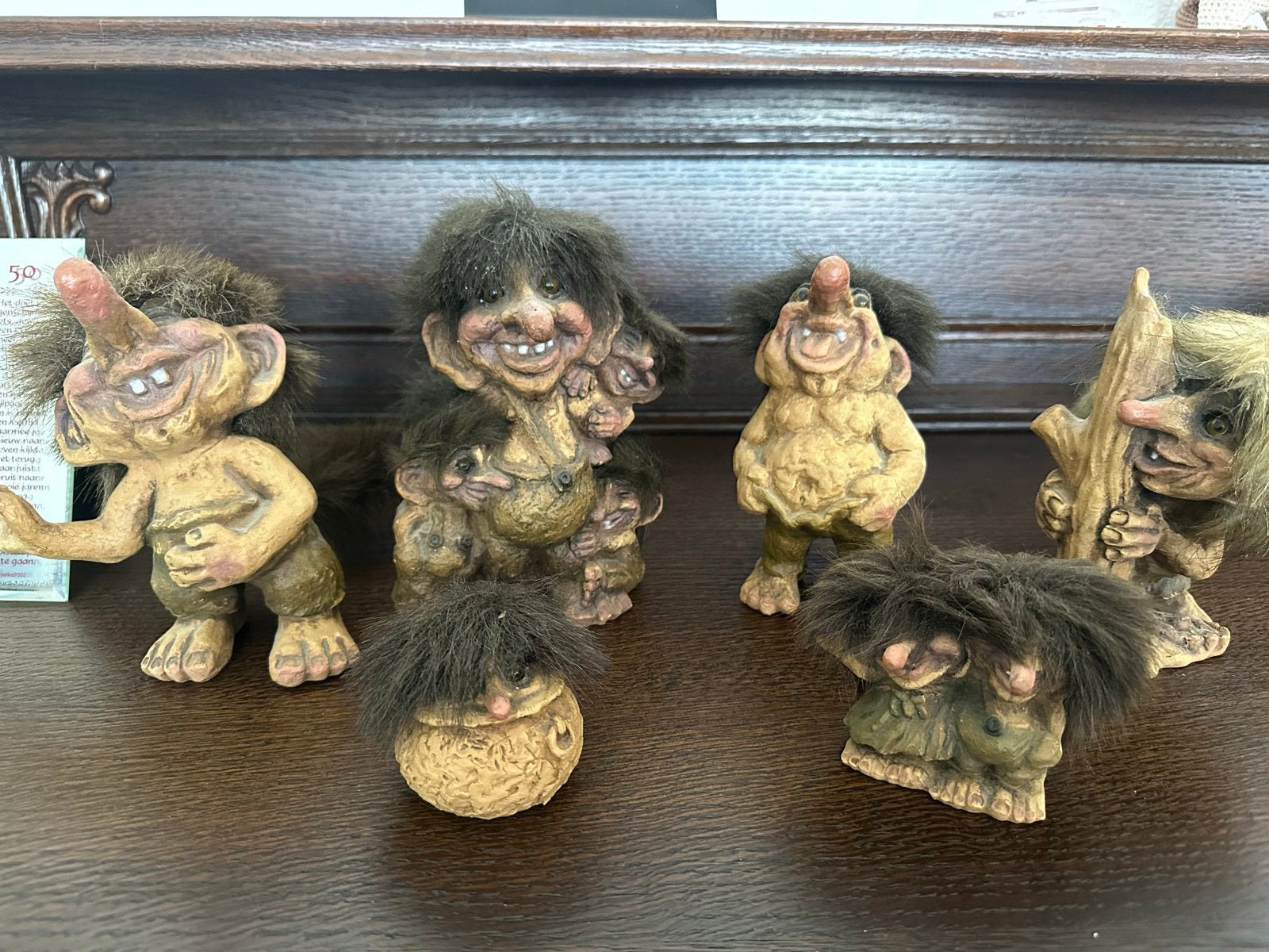 Set van 6 originele Nyform trollen uit Noorwegen, Ophalen, Zo goed als nieuw