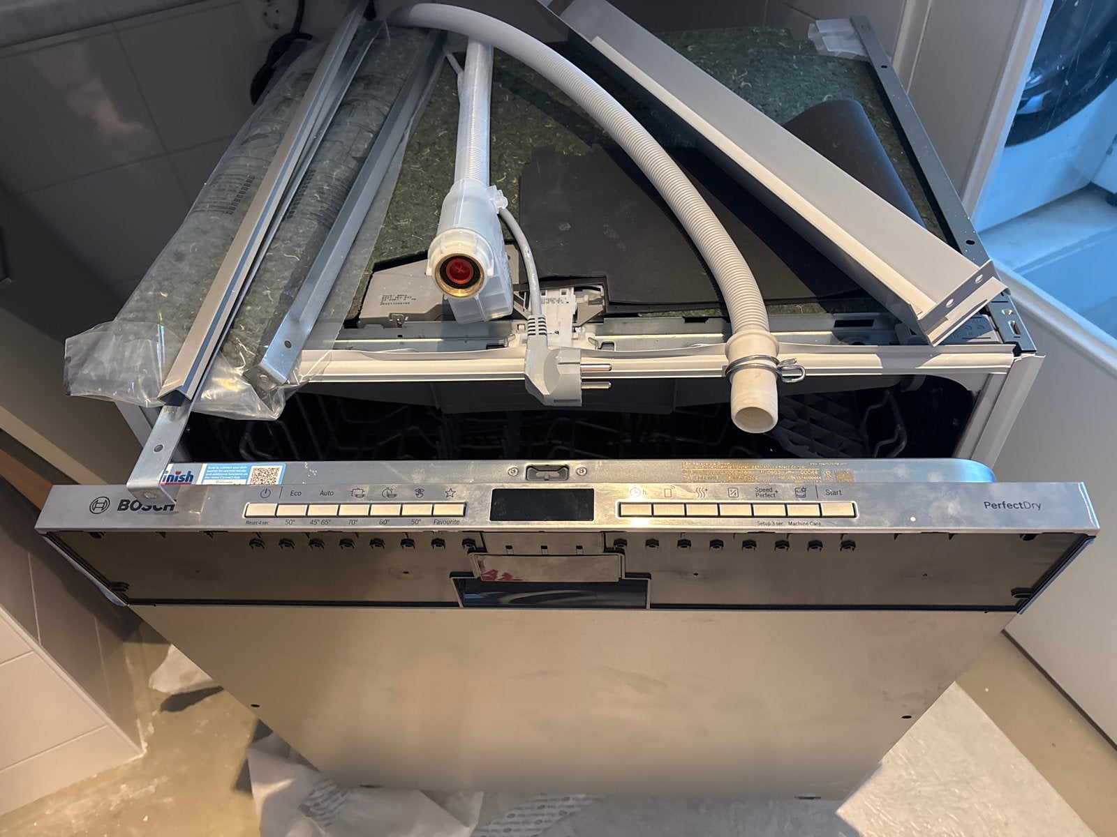 Bosch PerfectDry SMV6YCX00E Inbouw Vaatwasser Zeolith, Ophalen, 60 cm of meer, Minder dan 10 liter, Nieuw