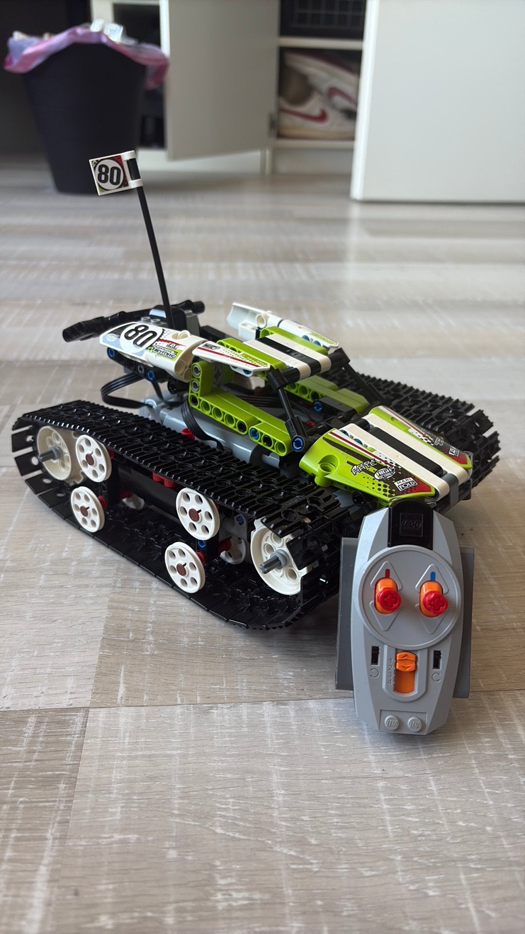 LEGO Technic 42065 RC Rupsbandracer, Kinderen en Baby's, Speelgoed | Duplo en Lego, Zo goed als nieuw, Lego, Complete set, Compleet