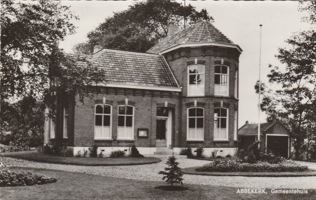 abbekerk- gemeentehuis, Ophalen of Verzenden, 1960 tot 1980