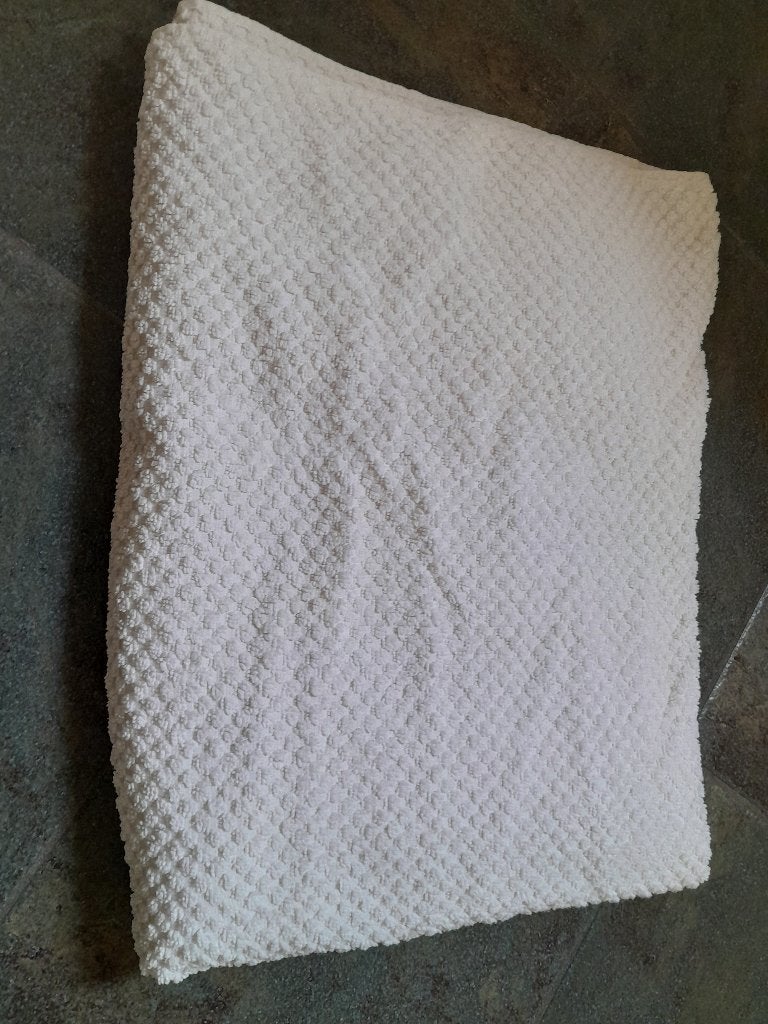 plaid , merk Aquarell , kleur ecru , afm 140 x 90, Ophalen of Verzenden, Zo goed als nieuw, Plaid