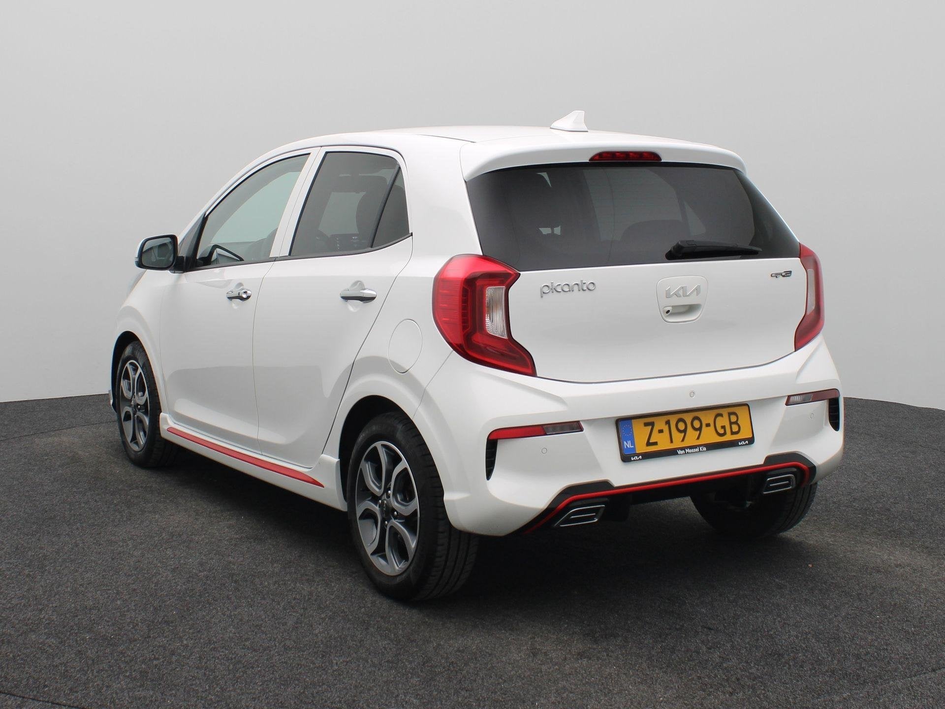 Kia Picanto 1.0 DPi GT-Line, Auto's, Gebruikt, 4 stoelen, Automatische klimaatregeling, Origineel Nederlands