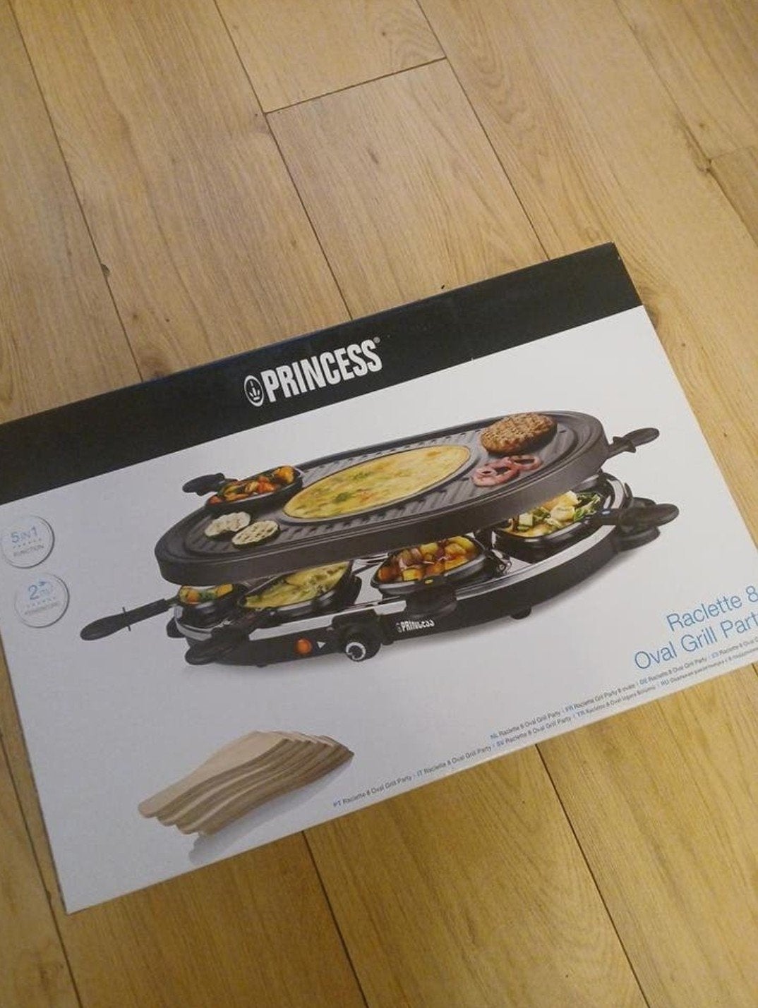 Princess Raclette & Oval Grill Party - Nieuw in doos, Ophalen, Nieuw