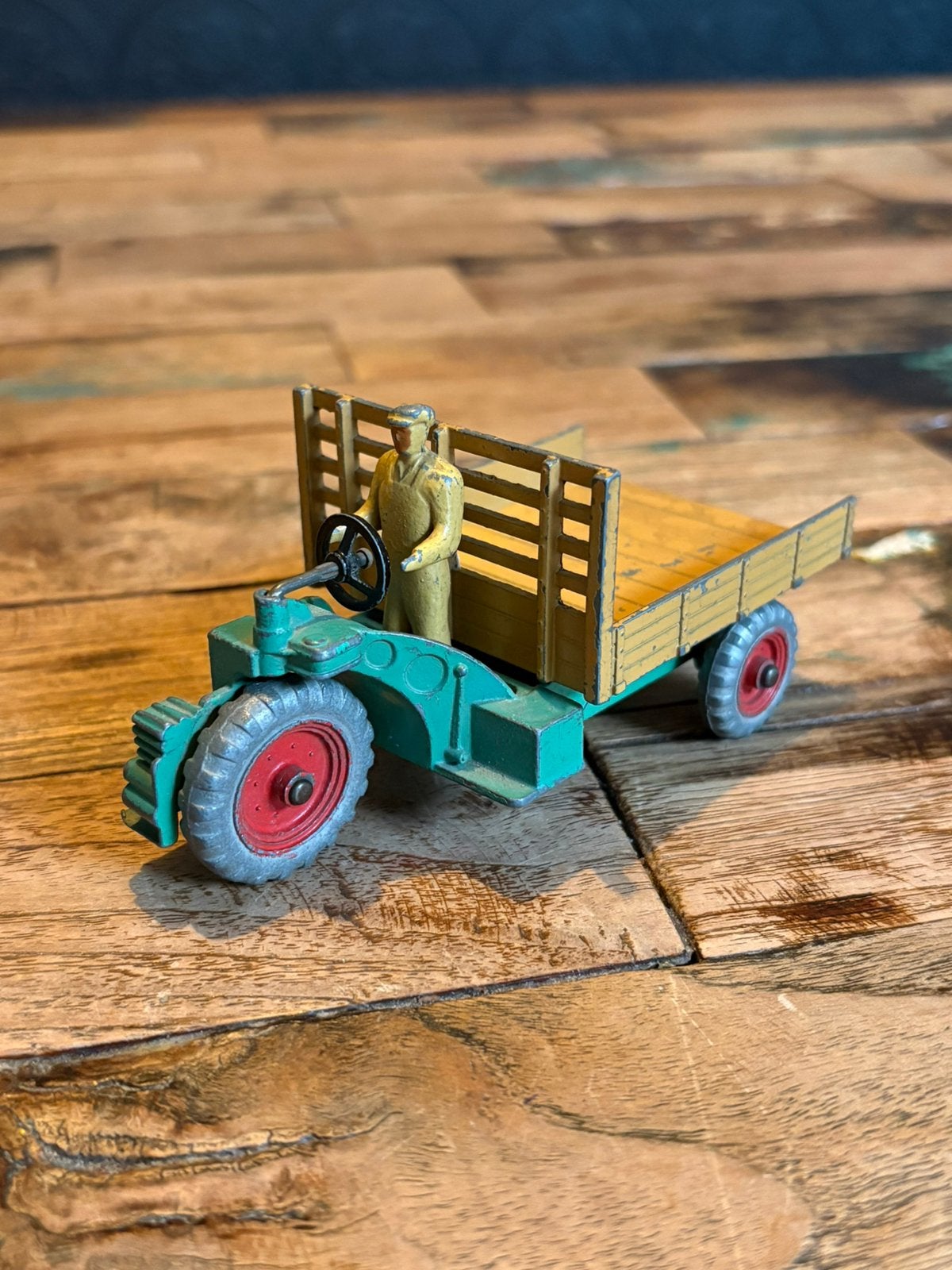 Dinky Toys 27G Motocart #342 1949-1953 – compleet en werkend, Ophalen of Verzenden, Zo goed als nieuw, Auto, Dinky Toys