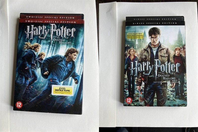 harry potter 7 8 and the deathly hallows part 1 2 (2 DVD's), Alle leeftijden, Nederlands, Fantasy, Ophalen of Verzenden