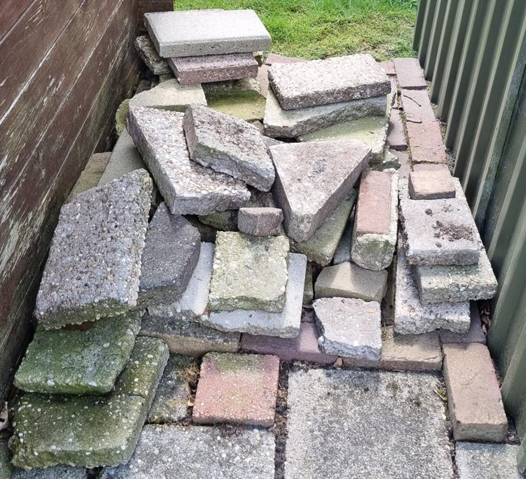 Tegels, stenen enz. Restant stukken, Tuin en Terras, Tegels en Klinkers, Ophalen, Nieuw, Beton, Terrastegels