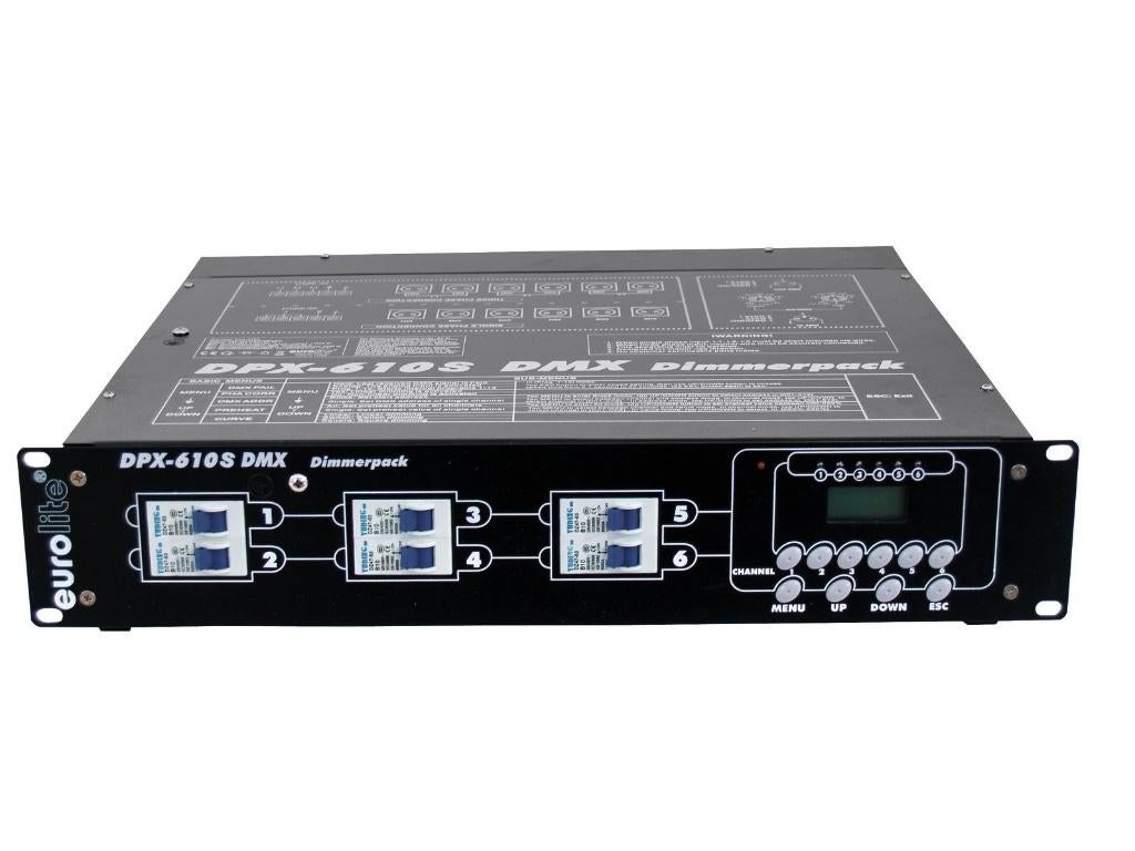 EUROLITE DPX-610 S DMX Dimmer Pack, Muziek en Instrumenten, Licht en Laser, Geluidgestuurd, ., Nieuw, Ophalen of Verzenden
