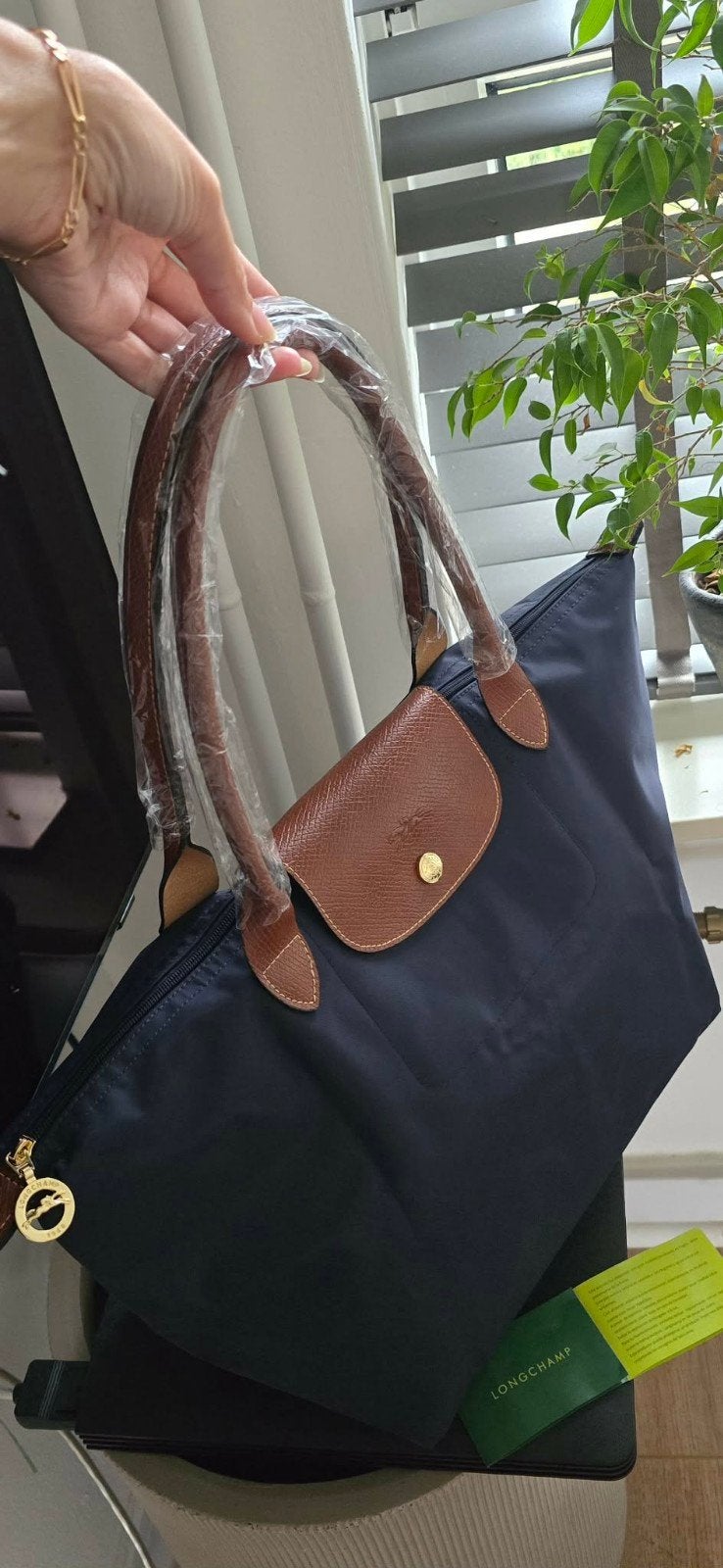 Longchamp tas blauw L, Ophalen of Verzenden, Nieuw, Blauw, Handtas