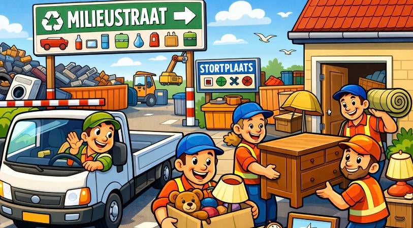 Stort rijder / Ontruimers, Ophalen