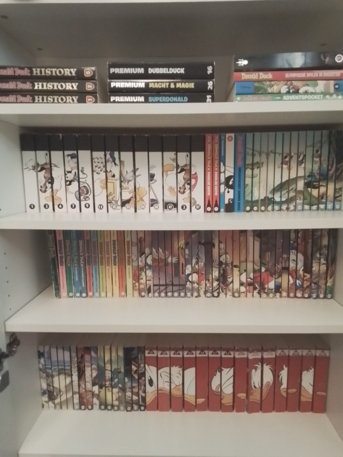 Donald Duck pockets collectie, 113 stuks, Meerdere stripboeken, Ophalen, Gelezen