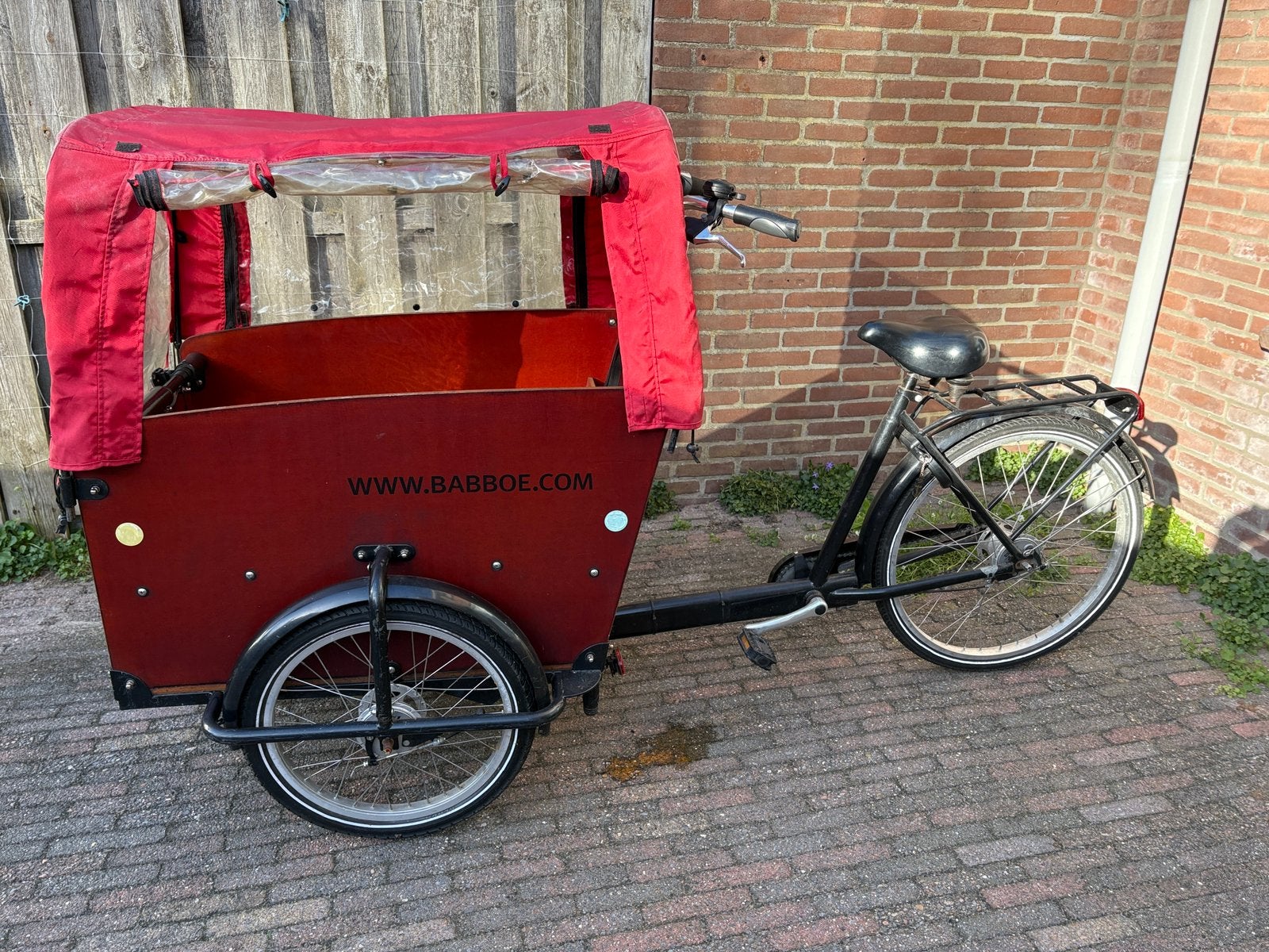 Baboo Bakfiets met extra’s, Fietsen en Brommers, Ophalen, Gebruikt