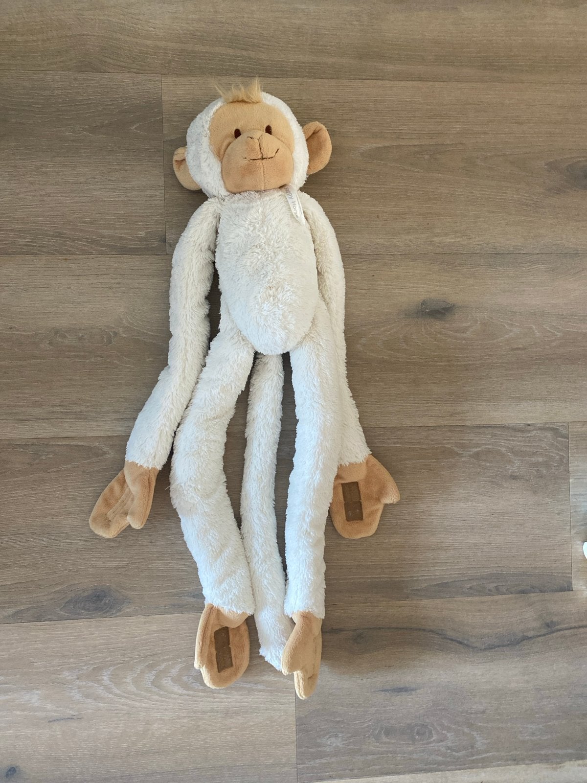 Happy Horse Aap Knuffel Wit groot - Zo goed als nieuw, Overige karakters, Happy Horse, Ophalen of Verzenden, Middelgroot (20 tot 80 cm)