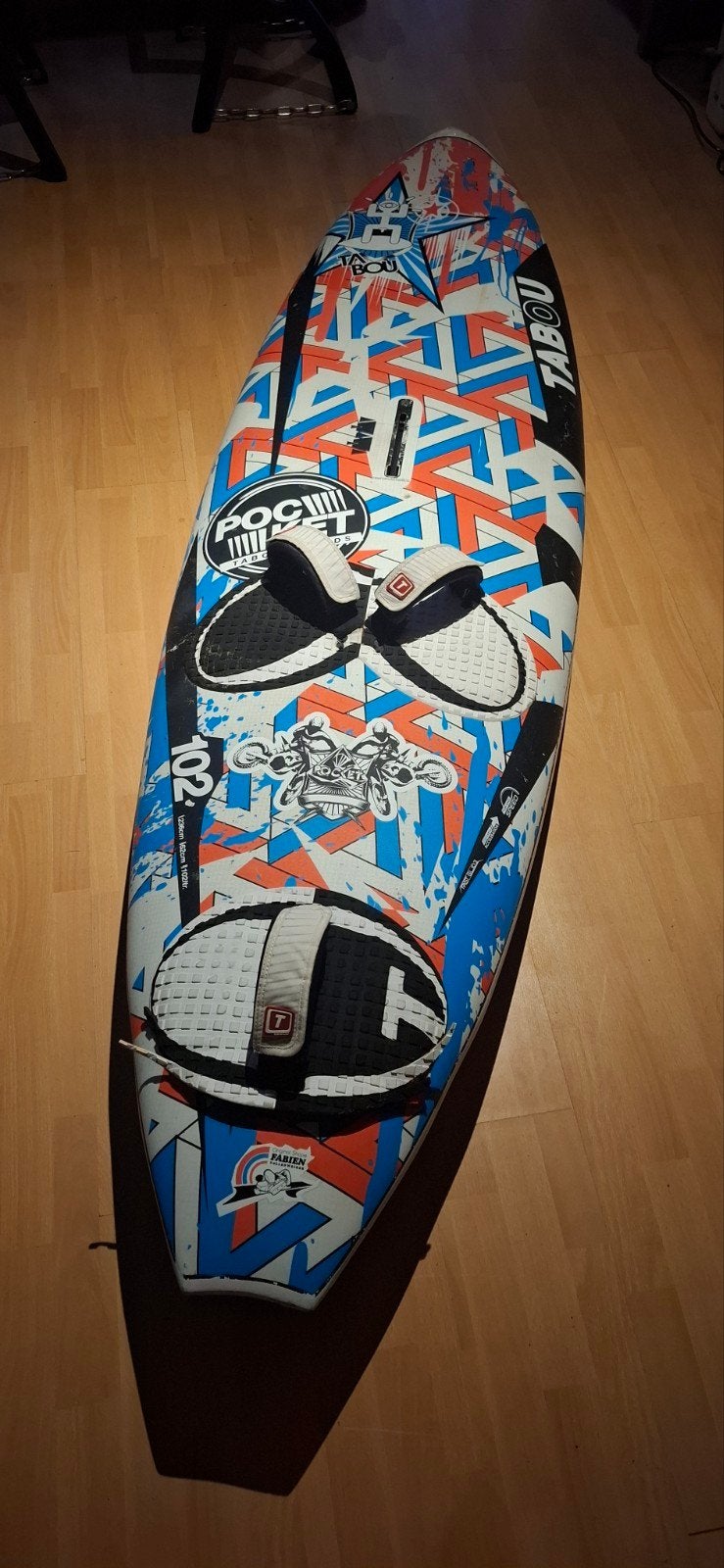 Tabou Pocket wave 102L Windsurfboard, Watersport en Boten, Ophalen, Gebruikt, Tabou, Minder dan 250 cm
