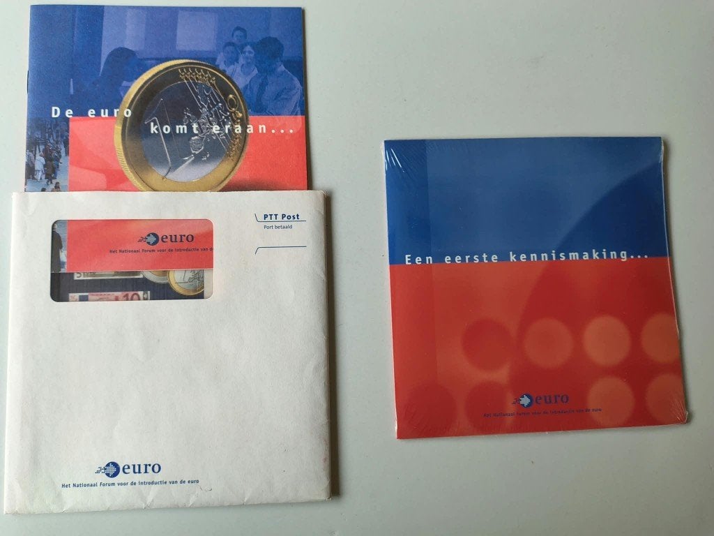 Euromunten, 1e kennismaking., Postzegels en Munten, Ophalen of Verzenden, Koningin Beatrix, Euro's, Setje