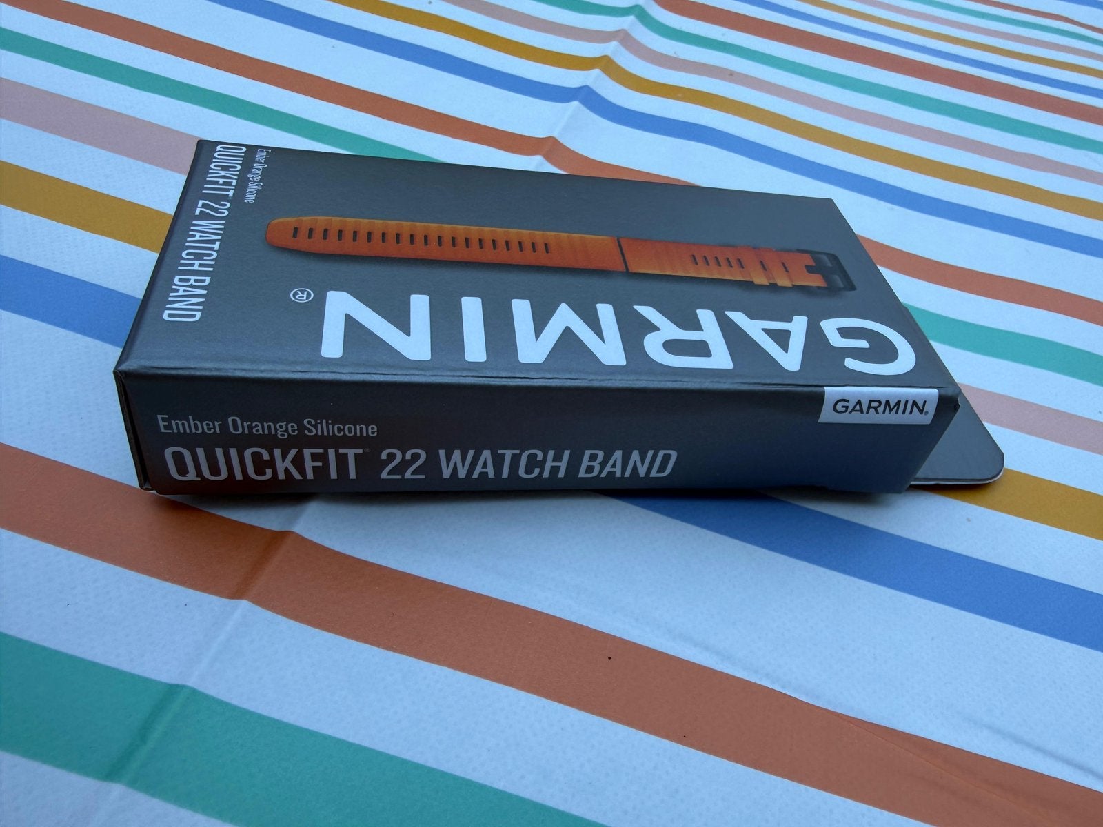 Garmin Quickfit 22 Watch Band - Ember Orange, Garmin, IOS, Nieuw, Oranje