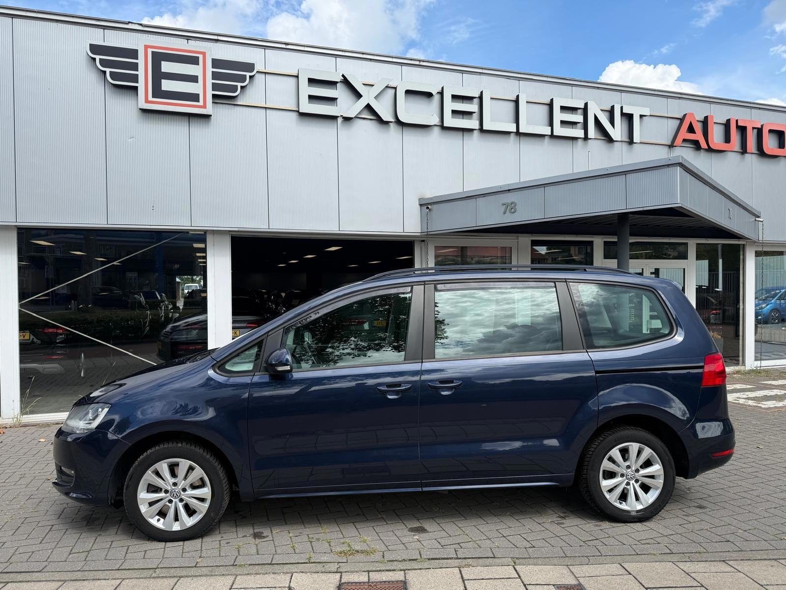 Volkswagen Sharan 1.4 TSI DSG Trendline, Euro 5, Stof, Zwart, 4 cilinders