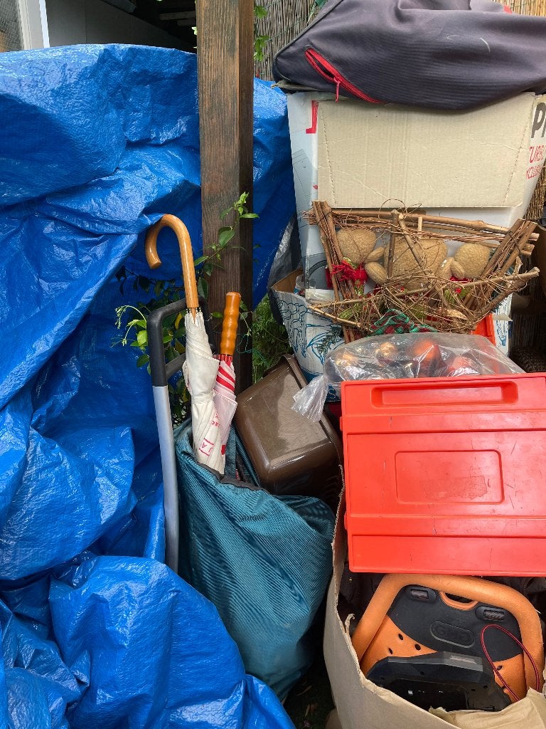 rommelmarktspullen gratis ophalen, Ophalen, Gebruikt