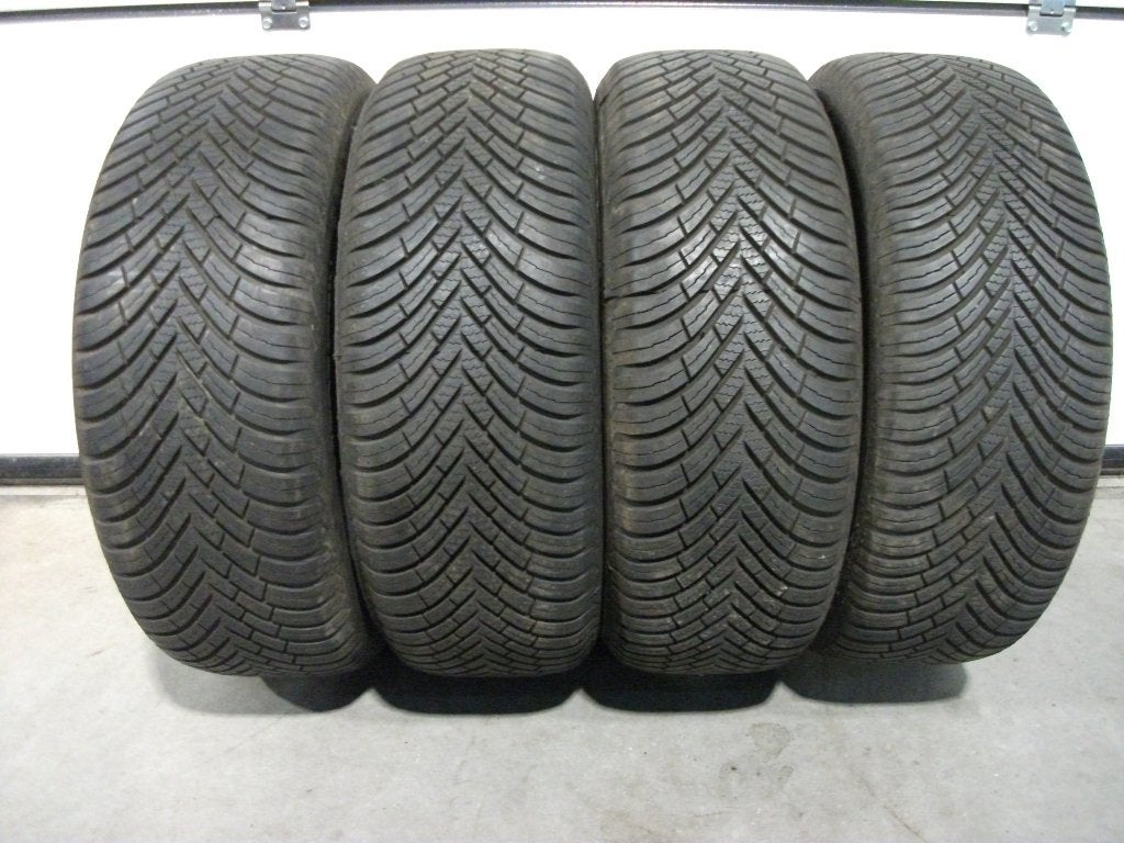 4 x 205/55 16" vredestein all-seasonbanden 4 x +/-7mm!!, Ophalen, Gebruikt, 16 inch, Banden en Velgen