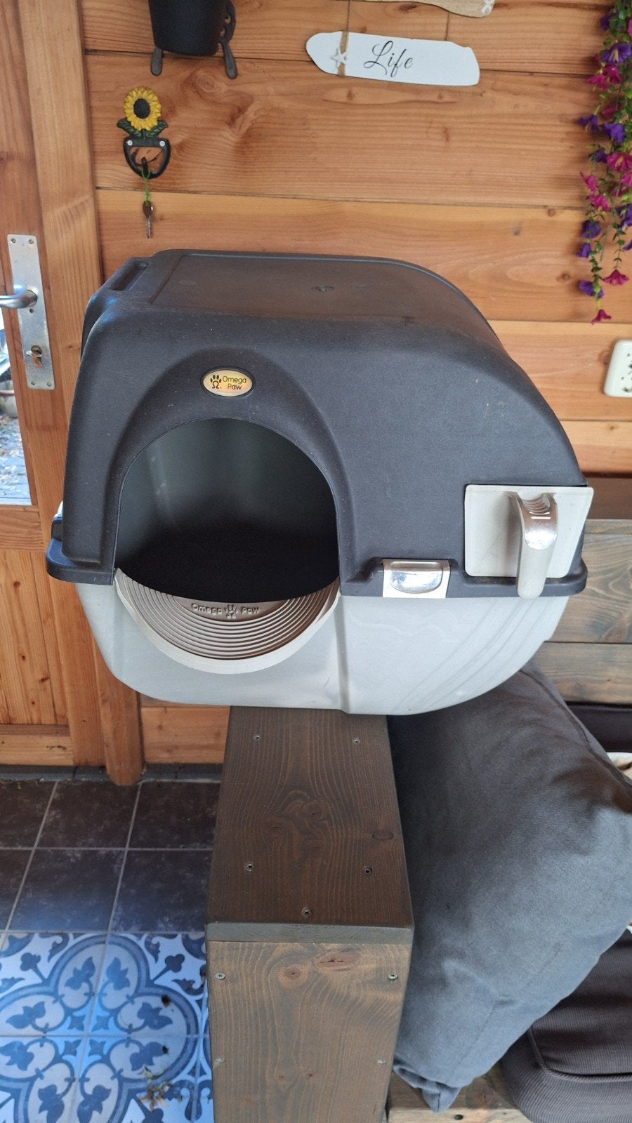 Rol kattenbak, Dieren en Toebehoren, Kattenbakken, Ophalen of Verzenden, Gebruikt, Open
