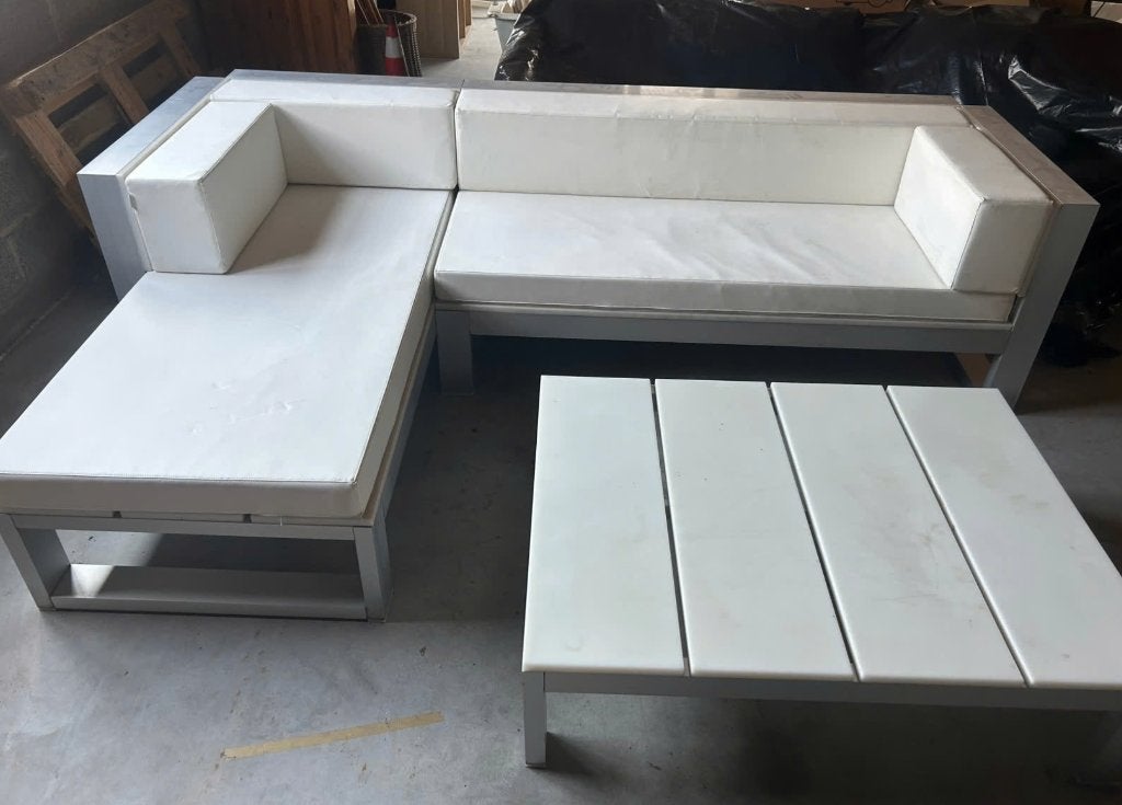Gandia Blasco Na Xemena Tuinset, Ophalen, Gebruikt, Aluminium, Loungeset