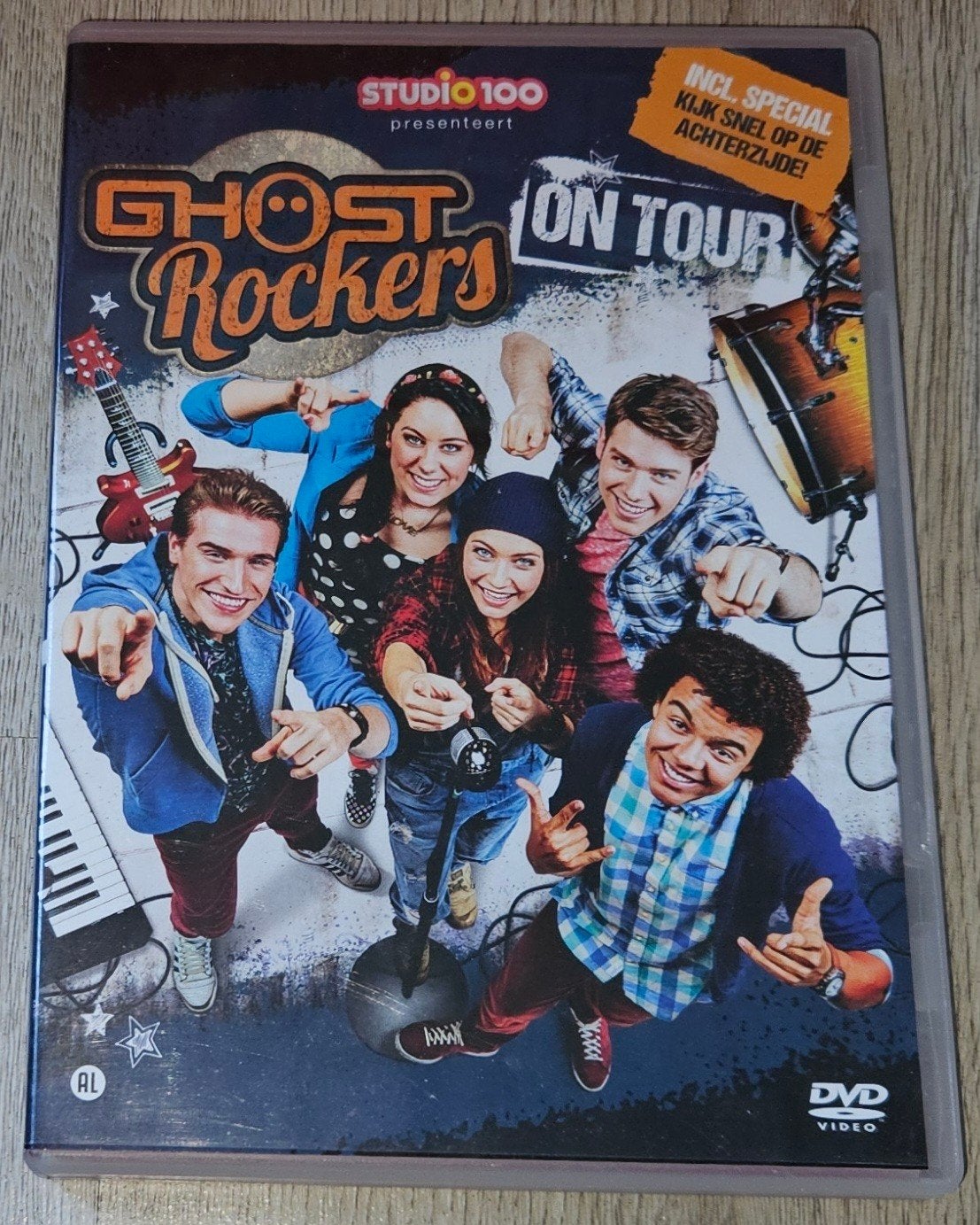 Ghost Rockers On Tour DVD - Studio 100, Cd's en Dvd's, Alle leeftijden, Zo goed als nieuw, Inclusief doosje, Ophalen of Verzenden