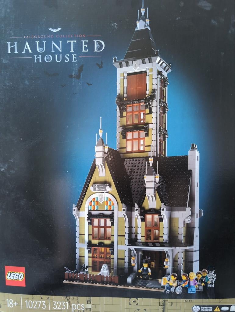 Lego spookhuis 10273, Ophalen