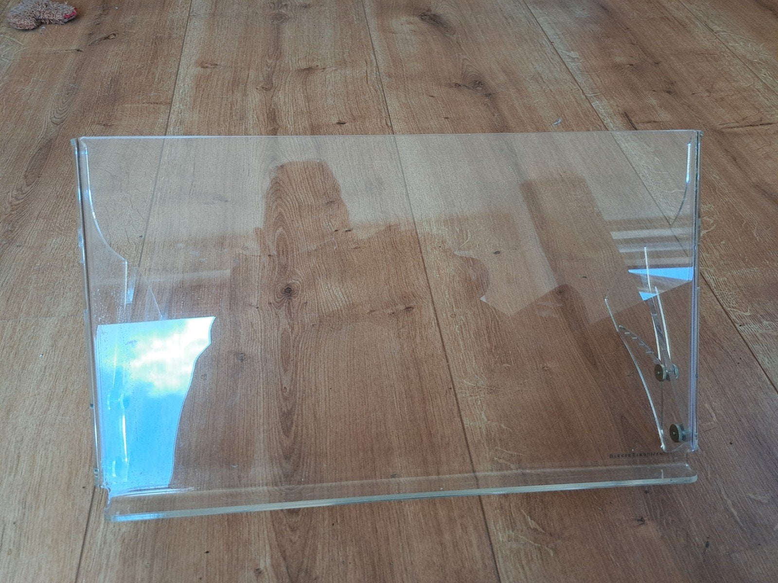 Bakker Enkhuizen Laptop Standaard Plexiglas Z.G.A.N., Ophalen of Verzenden, Zo goed als nieuw, Bakker Enkhuizen