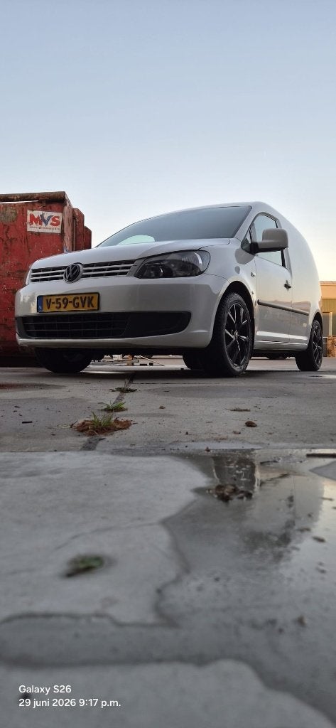 Volkswagen Caddy 1.2 TSI 86pk 2011 Wit, Auto's, Voorwielaandrijving, Euro 5, 15 km/l, Zwart