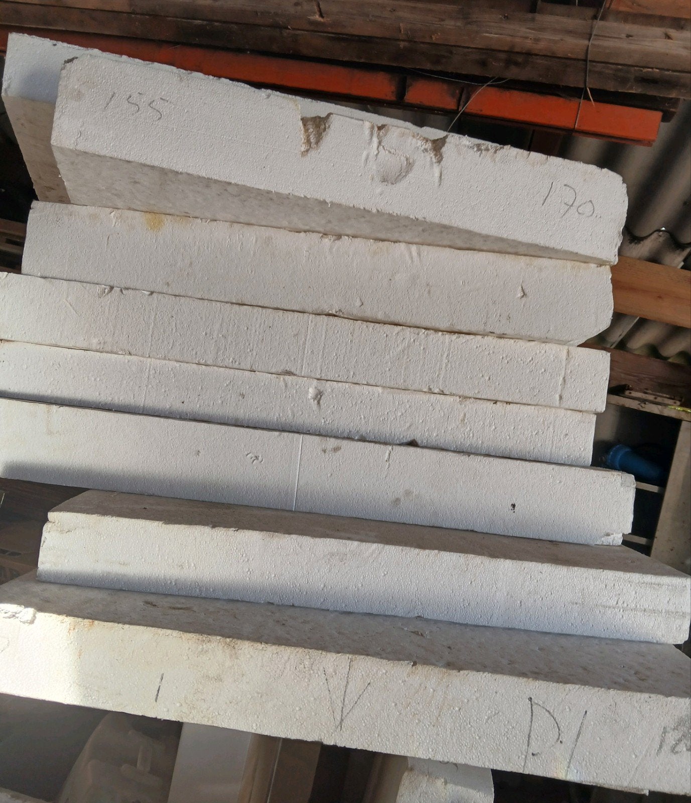 Isolatieplaten Piepschuim (Tempex) - Div. Maten 120 stuks., Ophalen, Gebruikt