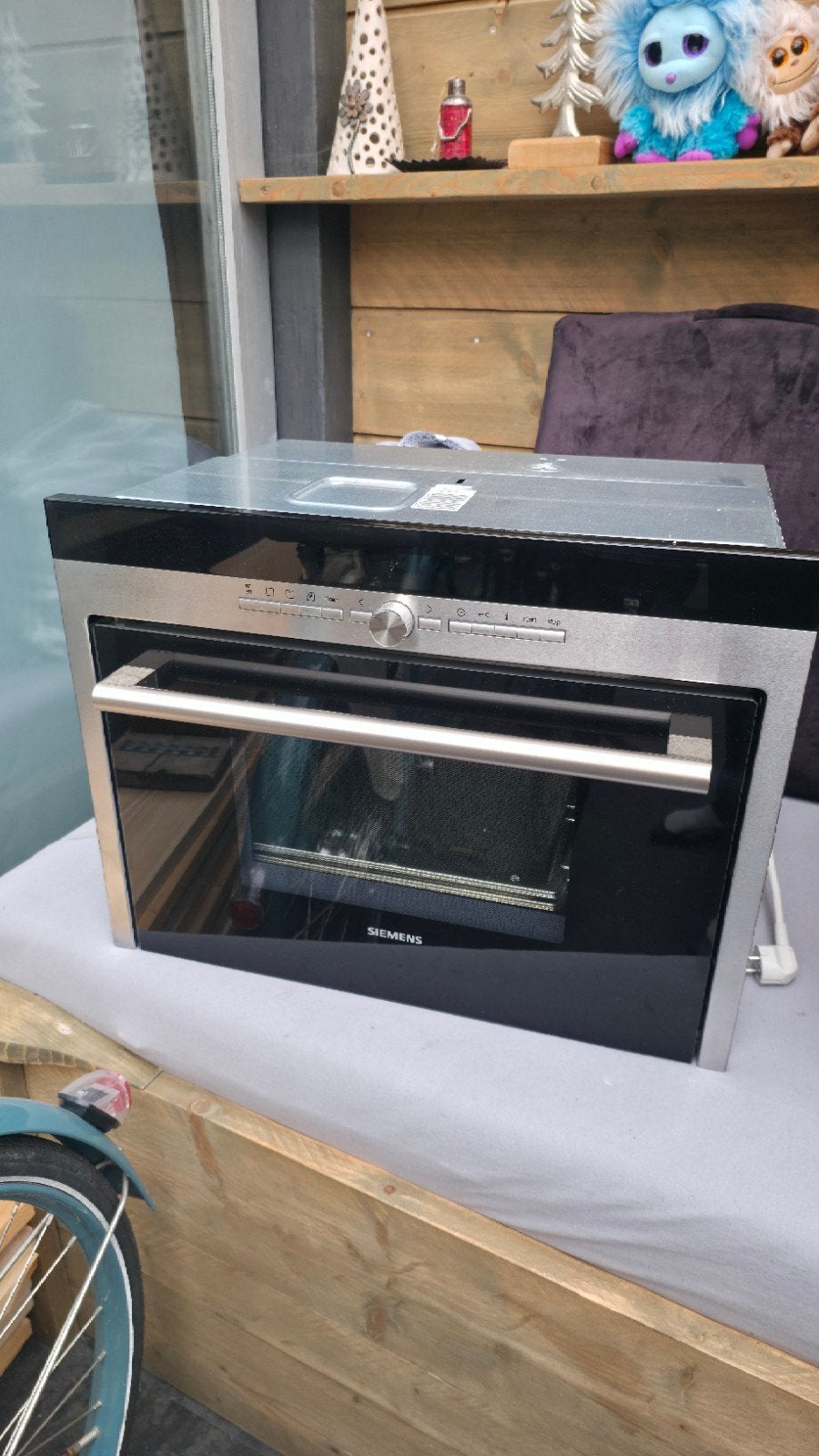 Siemens stoomoven.Weinig gebruikt zo goed als nieuw,, Ophalen, Zo goed als nieuw