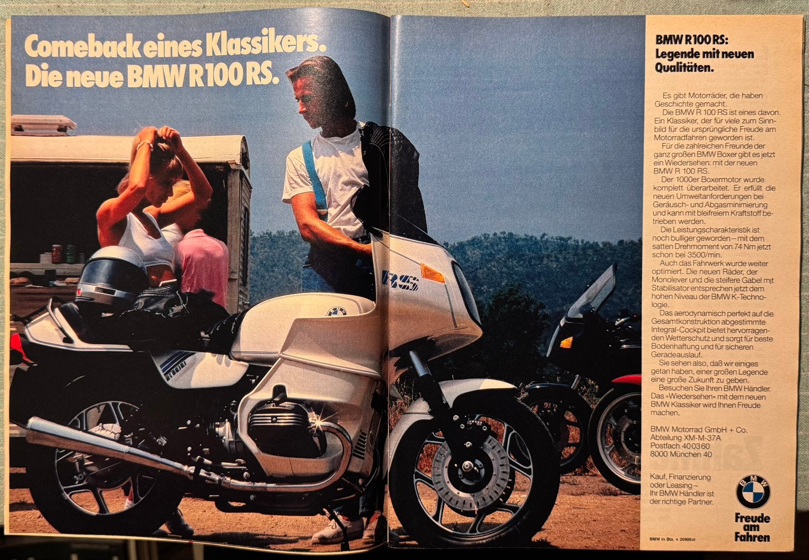 Advertentie BMW R100RS, Verzenden, Zo goed als nieuw, Motoren