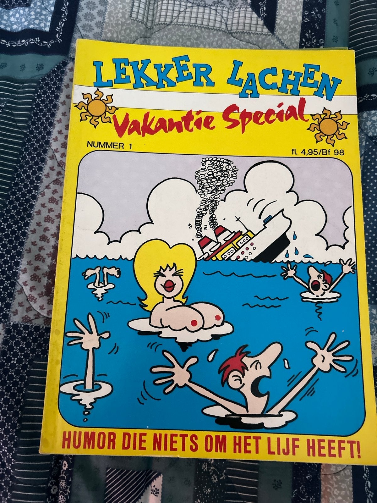 035 Lekker Lachen - Vakantie Special en diverse nummers, Meerdere stripboeken, Ophalen of Verzenden, Gelezen