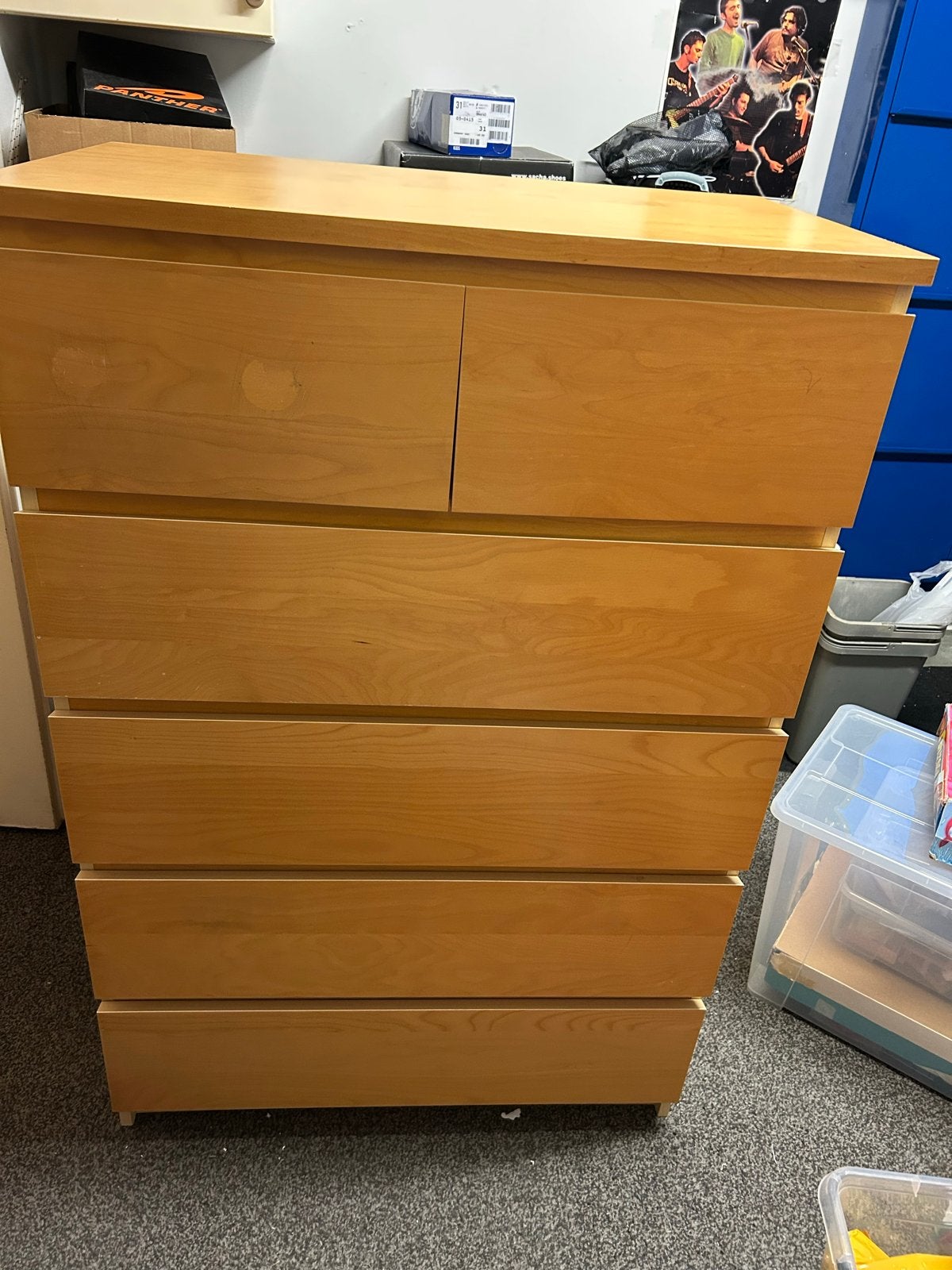 Ikea Malm met 6 laden, Huis en Inrichting, Ophalen, Gebruikt, 5 laden of meer, 100 tot 150 cm
