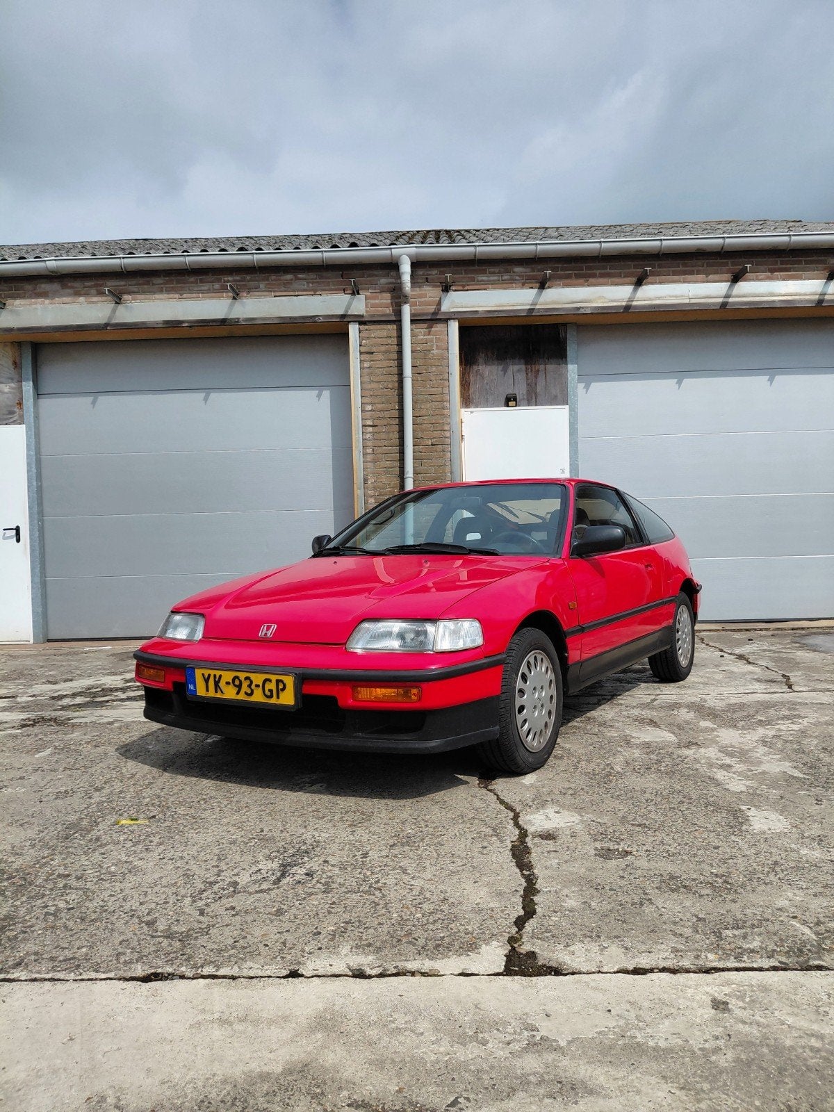 Honda Civic 1.6 I CRX Coupe 16V Dohc U9 1990 Rood, Auto's, Voorwielaandrijving, 4 cilinders, 123 pk, Handgeschakeld