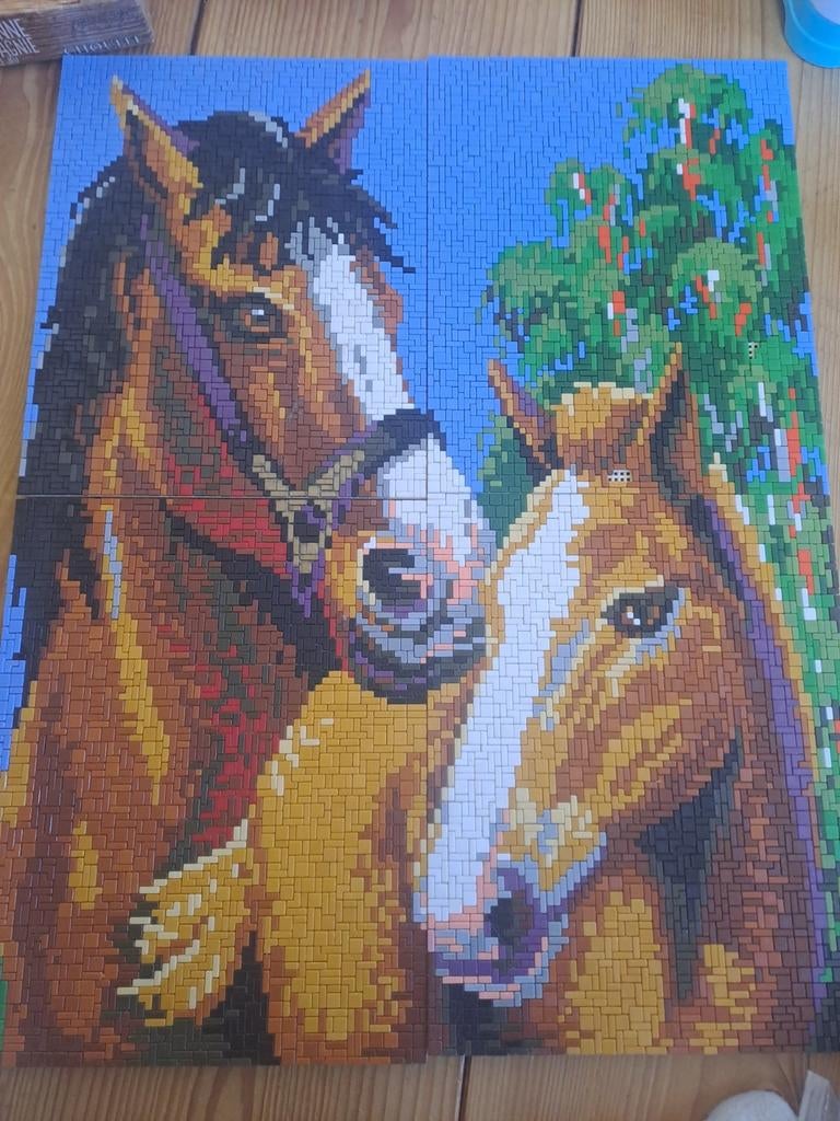 Ministeck paarden, Hobby en Vrije tijd, Ministeck, Ophalen of Verzenden, Zo goed als nieuw