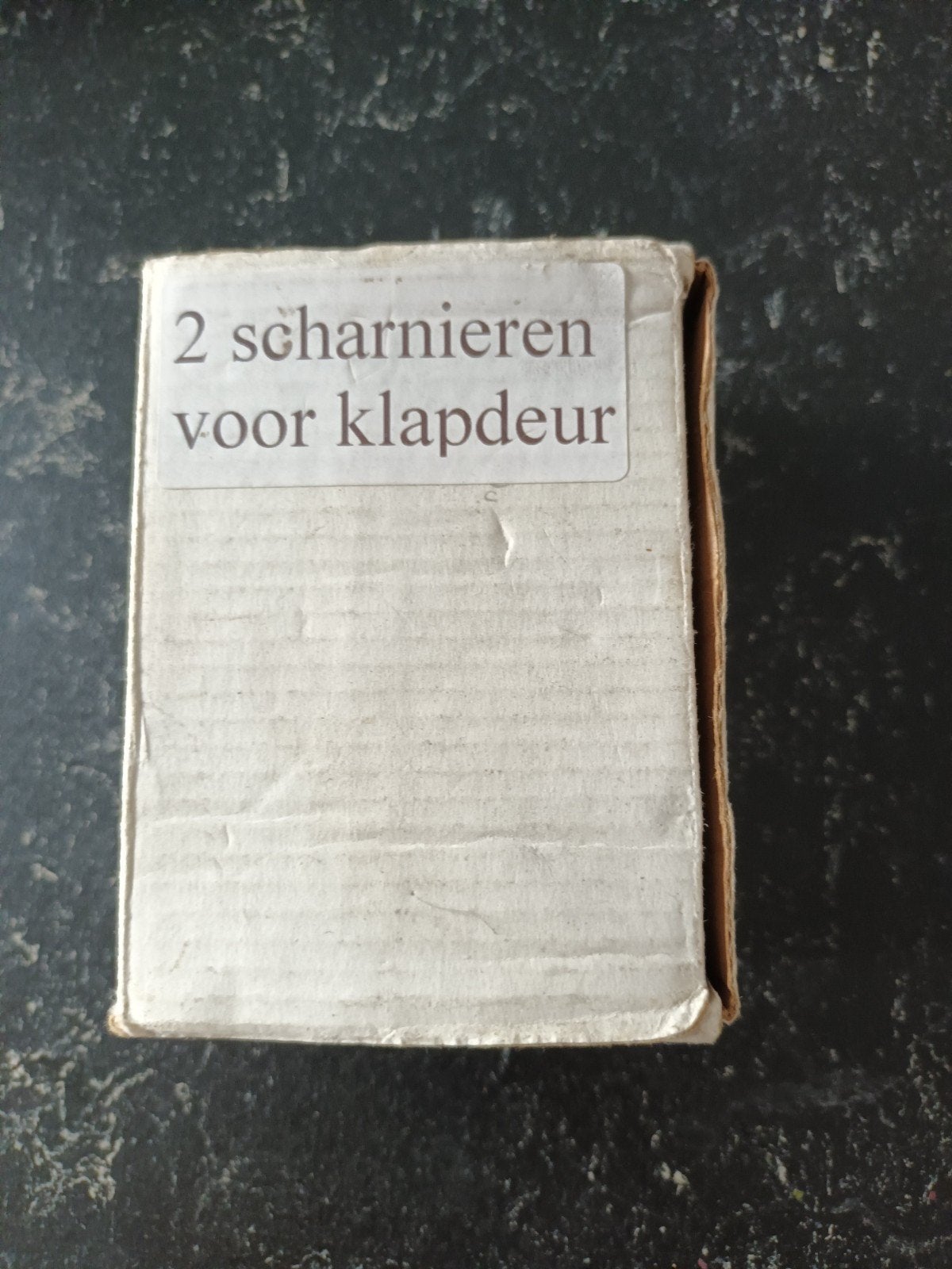 Nieuwe scharnieren voor klapdeur (2 stuks) in originele doos, Ophalen of Verzenden, Nieuw, IJzer, Scharnier