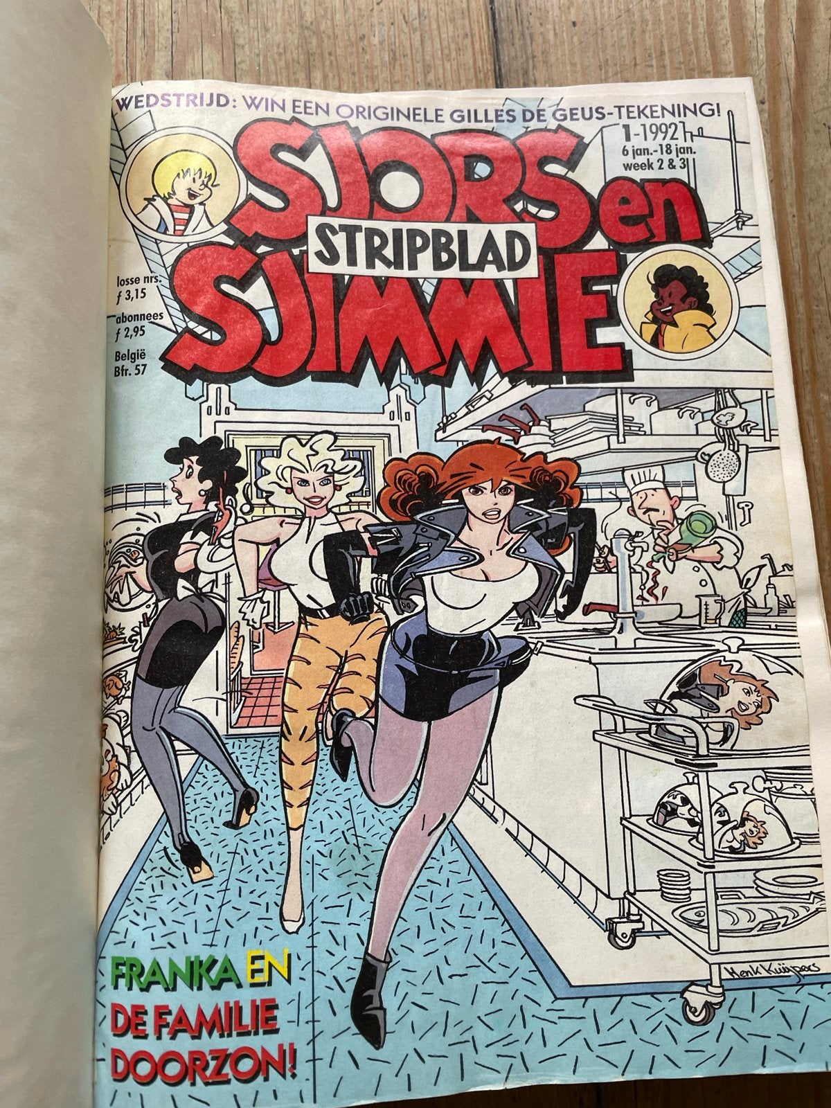 Sjors en Sjimmie 7complete ingebonden jaargangen (1992-1998), Boeken, Complete serie of reeks, Ophalen, Gelezen
