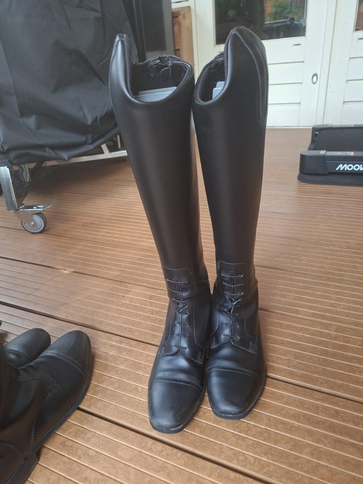 Paardrijlaarzen te koop, Dieren en Toebehoren, Ophalen, Dressuur, Zo goed als nieuw, Zwart