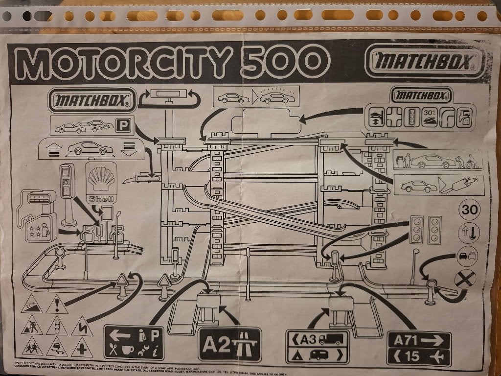Matchbox Motorcity 500 - onderdelen, Ophalen