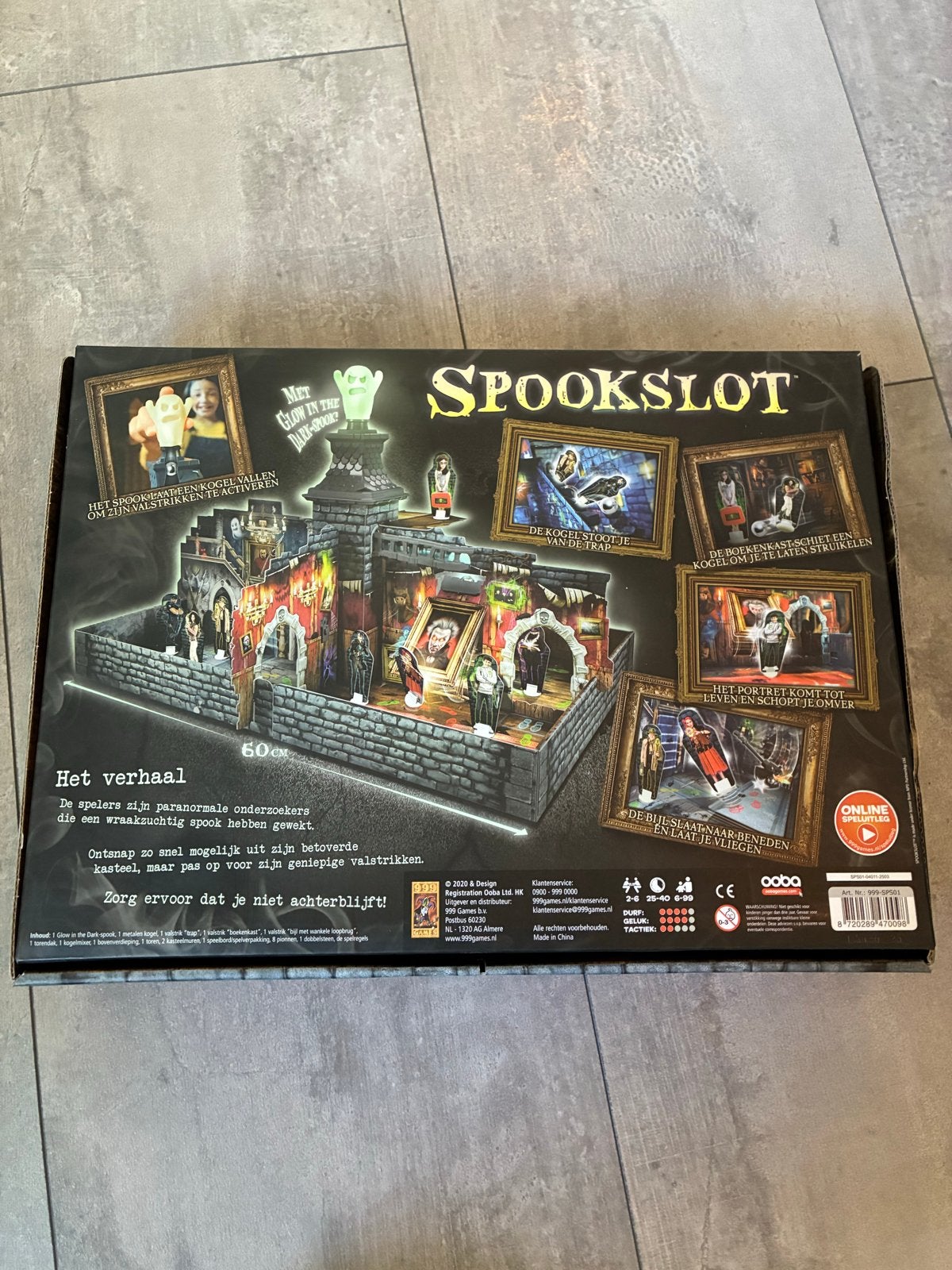 Spookslot - Griezelig Gezinsspel, Drie of vier spelers, Ophalen of Verzenden, Gebruikt