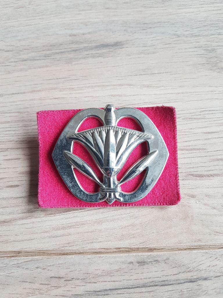 Militair embleem. Militaire administratie, Verzamelen, Ophalen of Verzenden, Landmacht, Nederland, Embleem of Badge