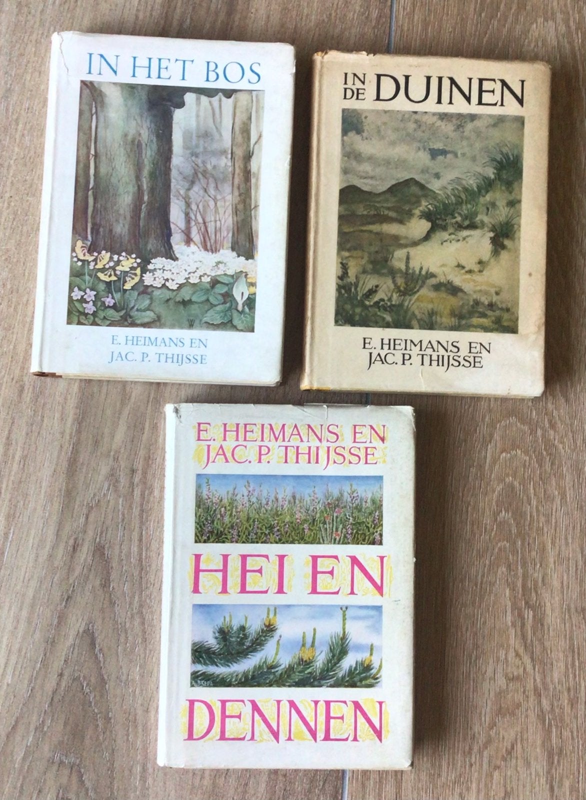 Jac. P. Thijsse – In het Bos / In de Duinen / Hei en Dennen, Gelezen, Dr. Jac. P. Thijsse, Ophalen of Verzenden, Natuur algemeen