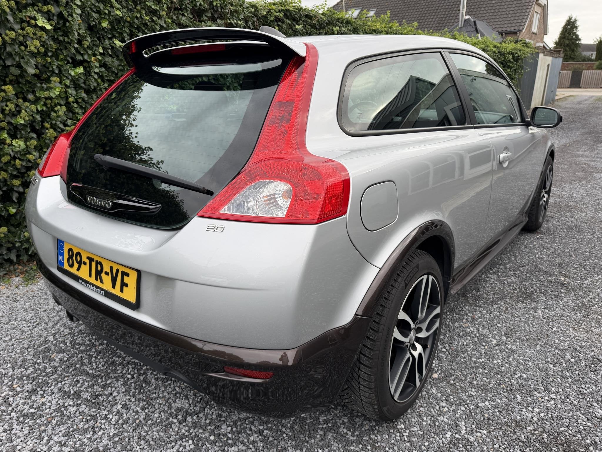 Volvo C30 2.0 Summum | Leer | Autom. Airco | Cruise Control, Voorwielaandrijving, Gebruikt, Zwart, 4 cilinders