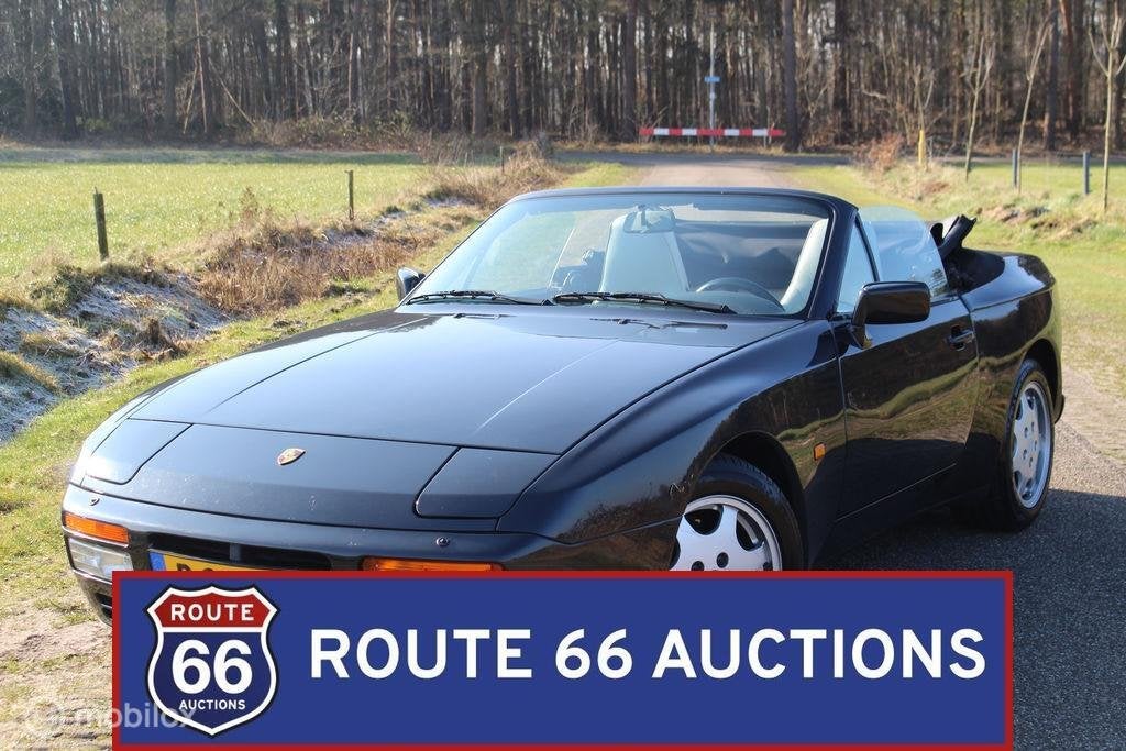 Porsche 944 S2 | 1990 | Route 66 Auctions, Auto's, Overige carrosserieën, Zwart, Bedrijf, Porsche