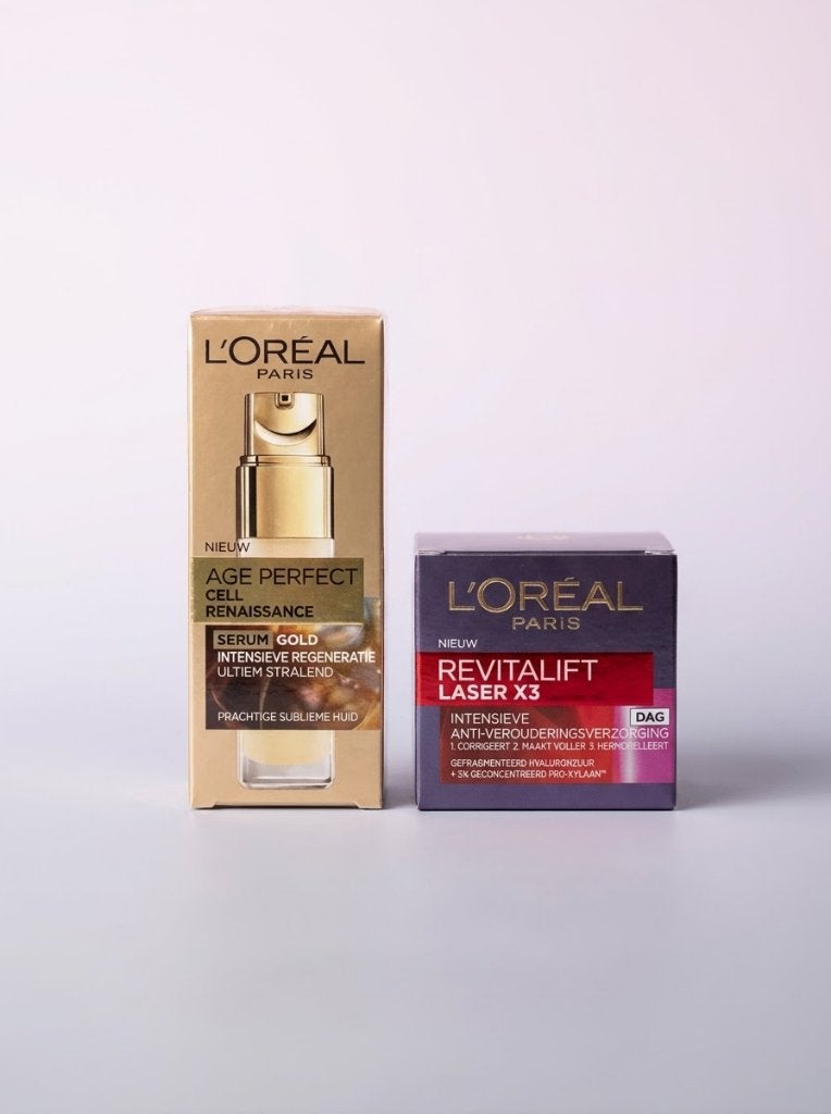 L'Oréal Paris Huidverzorgingsset – Anti-Aging Set, Ophalen of Verzenden, Nieuw, Gehele gezicht, Verzorging