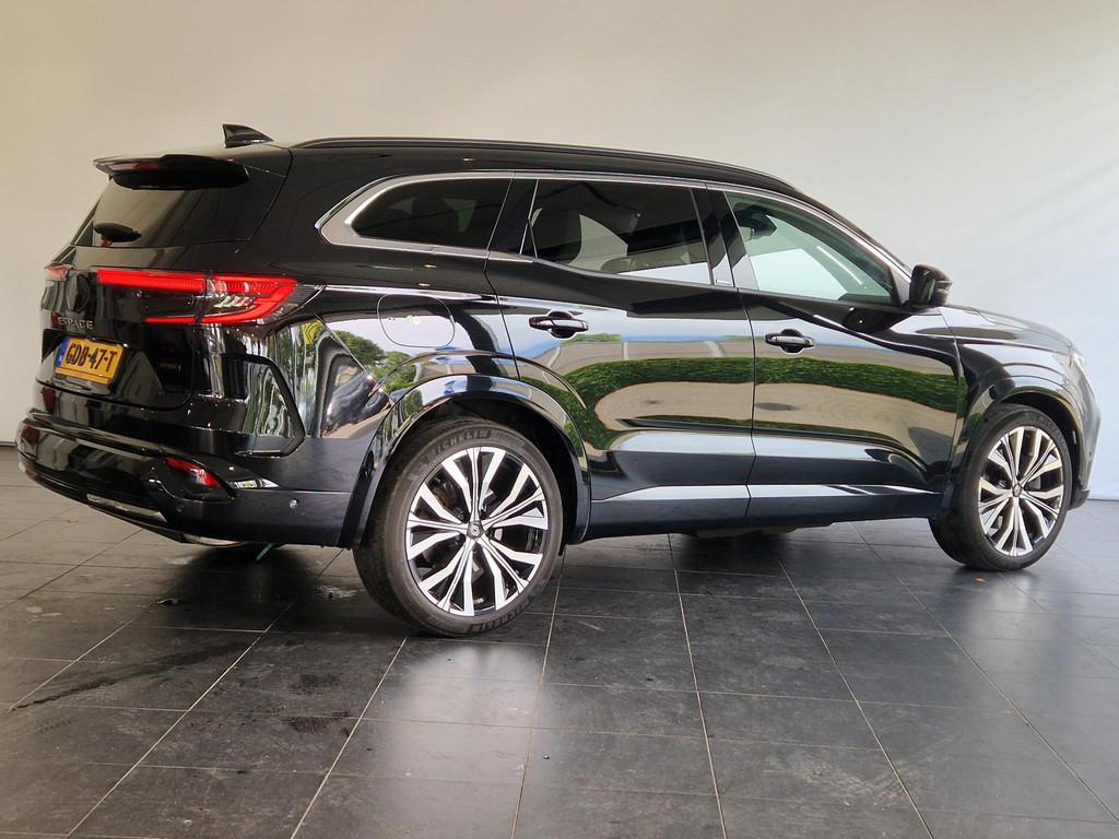 Renault Espace E-Tech full hybrid 200 iconic 7p. PANORAMADAK, Gebruikt, 1199 cc, 7 stoelen, Zwart