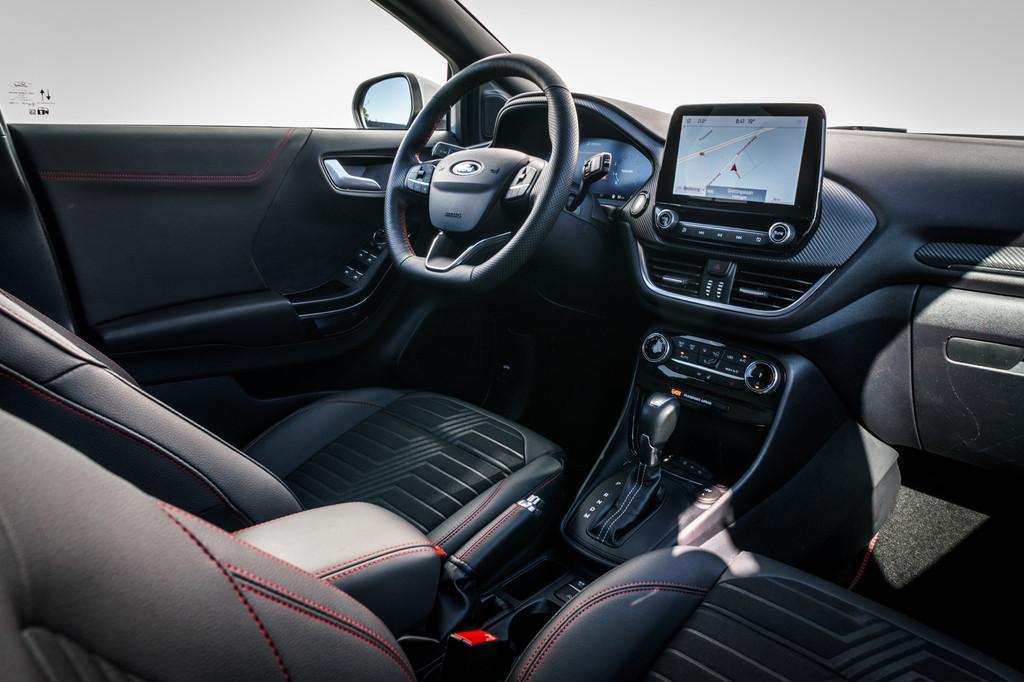 Ford Puma 1.0 125PK EcoBoost Hybrid ST-Line Vignale | Automa, 125 pk, Met garantie (alle), Leder en Stof, 665 kg
