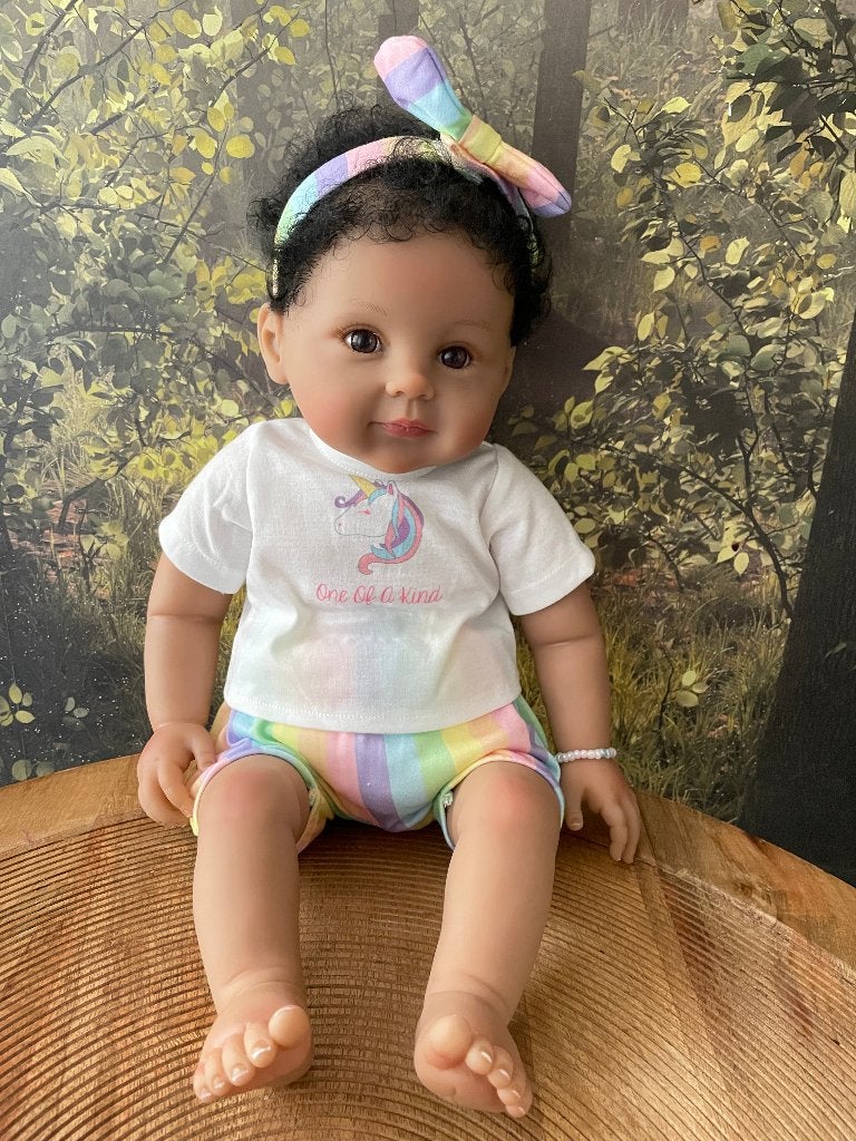 Ashton Drake pop Ciara van Ping Lau met certificaat, Verzamelen, Poppen, Ophalen of Verzenden, Zo goed als nieuw, Pop, Levensecht of Reborn