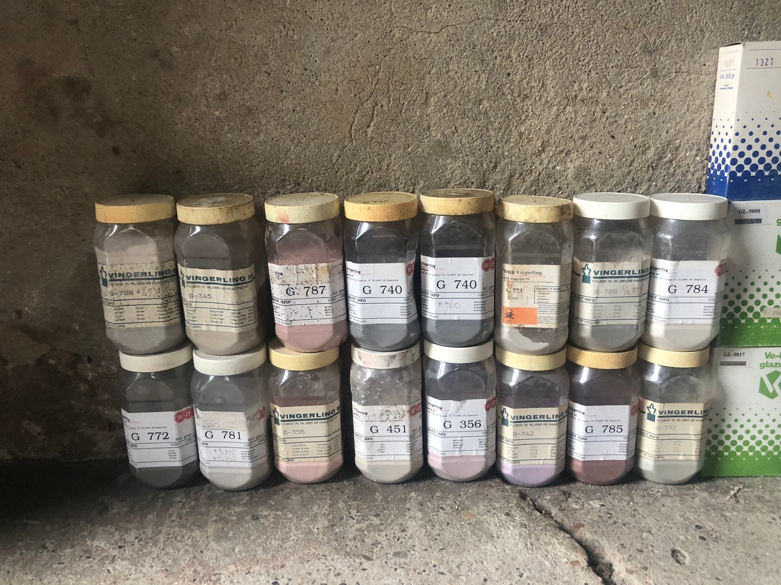 Grote partij keramiekmaterialen uit compleet atelier, Ophalen of Verzenden, Zo goed als nieuw
