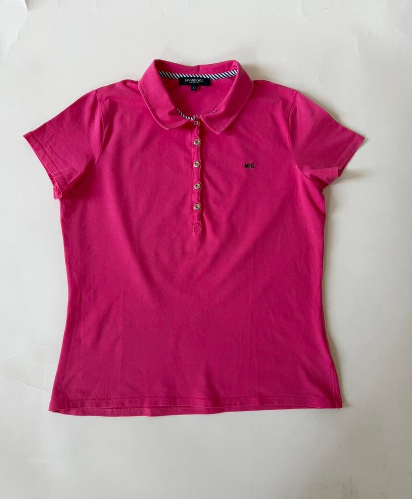 McGregor roze dames polo, maat M, Maat 38/40 (M), Ophalen of Verzenden, Zo goed als nieuw, Korte mouw